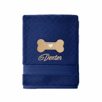 Personalised Dog Towel – Customised Embroidered Pet Name or Text – Soft Absorbent Bath Towel for Pet Dogs Drying, Grooming & Dog Puppy Lovers Gift Personalised Dog Towel – Customised Embroidered Pet Name or Text – Soft Absorbent Bath Towel for Pet Dogs Drying, Grooming & Dog Puppy Lovers Gift